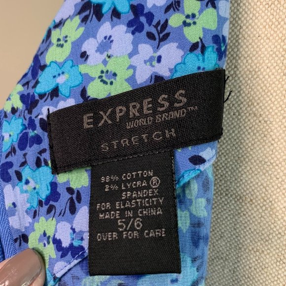 Floral Print Sleeveless Knee Length Dress High Neck Pencil Shift Sheath Size 5/6 - Picture 12 of 15